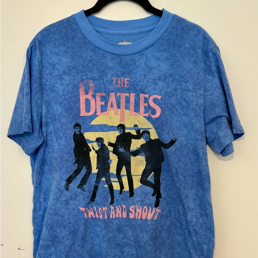 The Beatles Twist and Shout Blue T-Shirt